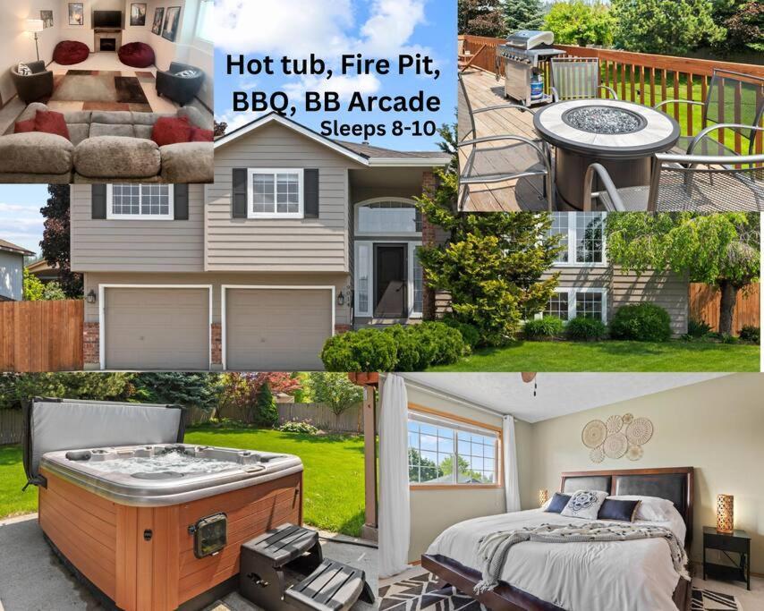 Hot Tub! Sleeps 8-11Upscale Area Villa Spokane Eksteriør bilde